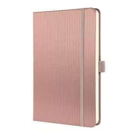   Jegyzetfüzet, exkluzív, A5, vonalas, 97 lap, keményfedeles, SIGEL Conceptum, pink metál (SICO401)
