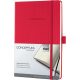Jegyzetfüzet, exkluzív, A5, kockás, 97 lap, keményfedeles, SIGEL Conceptum, piros (SICO654)