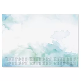   Könyökalátét, 595x410 mm, 3 éves és heti tervezővel, SIGEL Watercolor Sea (SIH6314)