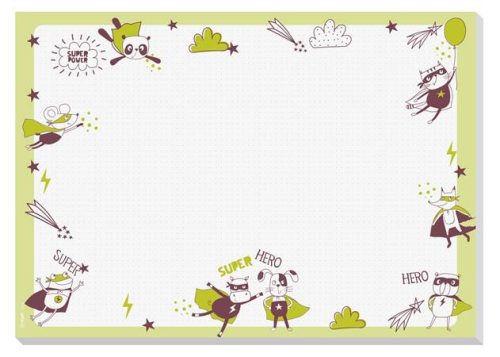 Könyökalátét, A3, gyermekeknek, SIGEL Kis Hősök (SIHO900)