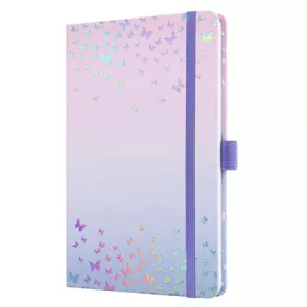   Naptár, A5, heti, 2026, kemény borító, SIGEL Jolie, Butterfly Confetti Candy (SIJ6347)