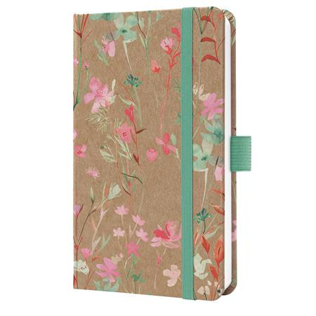 Naptár, A6, heti, 2026, kemény borító, SIGEL Jolie, Green Floral Serenity (SIJ6806)