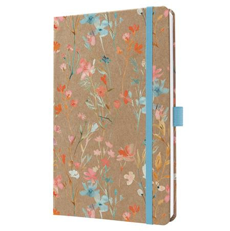 Naptár, A5, heti, 2026, kemény borító, SIGEL Jolie, Green Floral Serenity (SIJ6807)