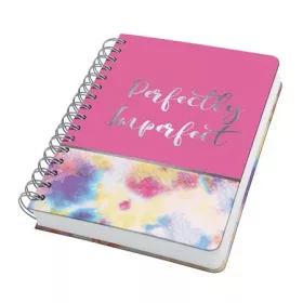   Spirálfüzet, 168x215 mm, pontrácsos, 120 lap, keményfedeles, SIGEL Jolie, Perfectly Imperfect (SIJN609)