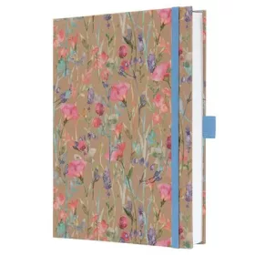   Jegyzetfüzet, exkluzív, A5, vonalas, 96 lap, keményfedeles, SIGEL Jolie, Pure Wildflowers (SIJN853)