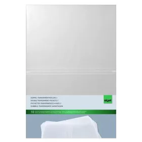 Étlaptartó betét, A4, SIGEL, áttetsző (SISM180)