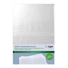 Étlaptartó betét, A5, SIGEL, áttetsző (SISM181)