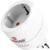 Adapter, Svájcba, Olaszországba, Brazíliába utazóknak, földelt, SKROSS (SKAD500272)
