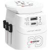 Adapter, világutazóknak, 1xUSB-A, 1xUSB-C PD, 45W, USB-C kábel, SKROSS (SKADPD45W)
