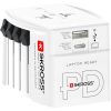 Adapter, világutazóknak, 1xUSB-A, 1xUSB-C PD, 65W, USB-C kábel, SKROSS (SKADPD65W)