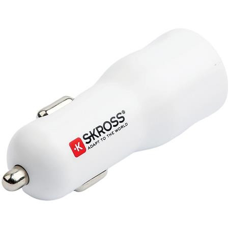 Autós töltő, 1xUSB-A, 1xUSB-C PD, 20W, SKROSS (SKAT20WPD)