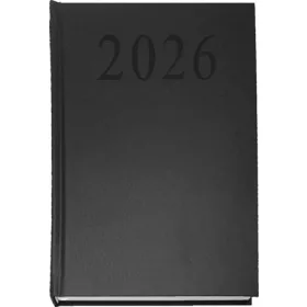 Naptár, tervező, A5, napi, 2026, fekete (SKDEAC2620)