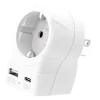 Adapter, Egyesült Államokba utazóknak, USB-C + USB-A, SKROSS (SKEUTOUSAUSB)