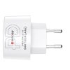 Hálózati töltő, 1xUSB-A, 1xUSB-C, PD, 65W, GaN, USB-C kábel, SKROSS (SKHT65W)