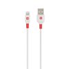 Töltőkábel, USB-A/Lightning (Apple),  1,2m, SKROSS, fehér (SKTK0004A)