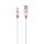 Töltőkábel, USB-A/Lightning (Apple),  1,2m, SKROSS, fehér (SKTK0004A)
