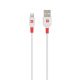 Töltőkábel, USB-A/Lightning (Apple),  1,2m, SKROSS, fehér (SKTK0004A)