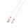 Töltőkábel, USB-A/Lightning (Apple),  2m, SKROSS, fehér (SKTK0005A)