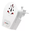 Adapter, Európába utazóknak, USB-C + USB-A, SKROSS (SKWOTOEUUSB)