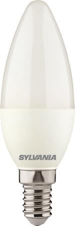 LED izzó, E14, gyertya, 4,5W, 470lm, 2700K (MF), SYLVANIA ToLEDo (SLED14)