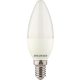 LED izzó, E14, gyertya, 4,5W, 470lm, 2700K (MF), SYLVANIA ToLEDo (SLED14)
