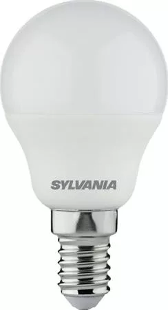 LED izzó, E14, kisgömb, 4,2W, 470lm, 4000K (HF), SYLVANIA ToLEDo (SLED25)