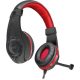 Fejhallgató, mikrofonnal, vezetékes, gaming, 3,5 mm jack, SPEEDLINK Legatos, fekete-piros (SLFHLEGFP)