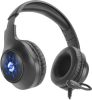 Fejhallgató, mikrofonnal, vezetékes, gaming, USB-A, SPEEDLINK VIRTAS Illuminated 7.1, fekete (SLFHVIG)
