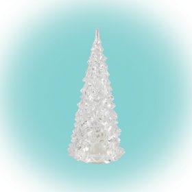 LED-es asztali dísz, fenyőfa