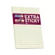 Öntapadó jegyzettömb, vonalas, 150x101 mm, 90 lap, STICK N Extra Sticky, pasztellsárga (SN21668)