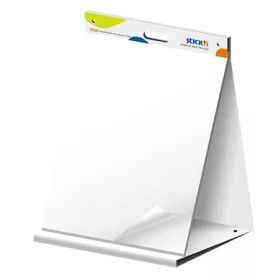   Asztali flipchart tömb, öntapadó, 584x508 mm, 20 lap, STICK N, fehér (SN21794)