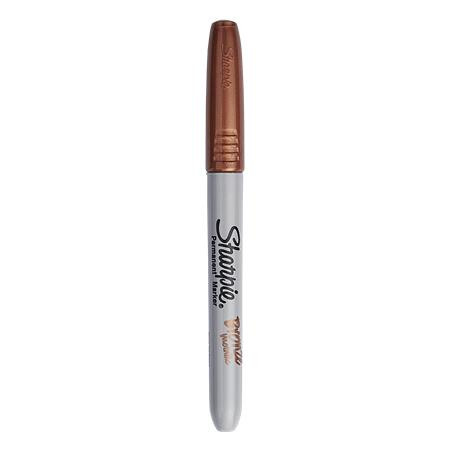 Alkoholos marker, 1,4 mm, kúpos, SHARPIE Metallic, bronz (SR1891064)