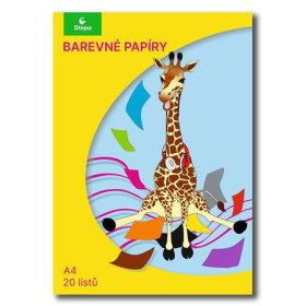   Színes papír,  A4, 80g, 2x10 lap  STEPA, vegyes színek (ST230210520)