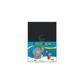 Rajzlap, A3, 180g, 50 lap, STEPA, fekete (ST240131023)