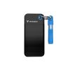 SSD (külső memória) 1TB, USB 3.2 Gen2, VERBATIM Pocket SSD, fekete/kék (SVM1TPBL)
