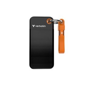   SSD (külső memória) 1TB, USB 3.2 Gen2, VERBATIM Pocket SSD, fekete/narancs (SVM1TPO)