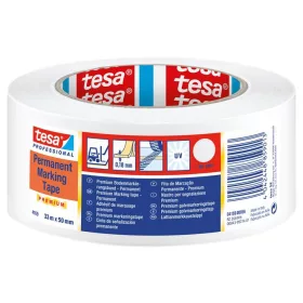   Jelölőszalag, 50 mm x 33 m, TESA Professional Premium, fehér (TE0416956)