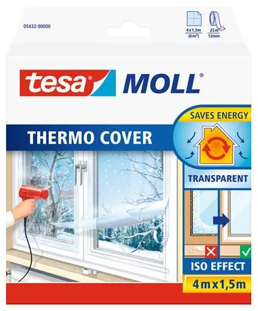 Ablakszigetelő fólia, 1,5 m x 4 m, TESA tesamoll&reg; (TE05432)