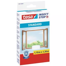   Szúnyogháló, ablakra, tépőzáras, 1,1 x 1,3 m, TESA Standard, fehér (TE55671F)
