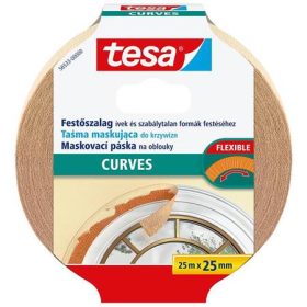   Festő- és mázolószalag, ívekhez, 25 mm x 25 m, TESA Perfect Curves (TE56533)