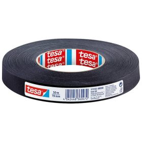   Ragasztószalag, textil erősítésű, 19 mm x 50 m, TESA Extra Power, fekete (TE57230)