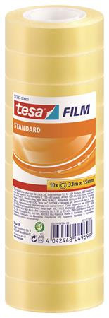 Ragasztószalag, 15 mm x 33 m, TESA tesafilm®, átlátszó (TE57387)