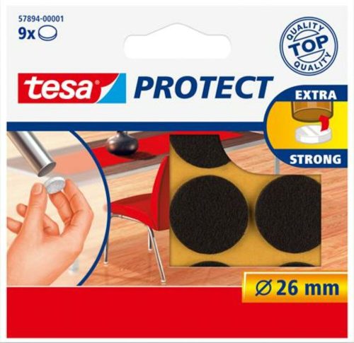Filckorong, karcolásgátló, 26 mm, TESA Protect®, barna (TE57894B)