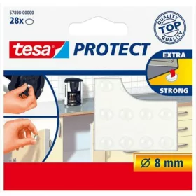   Zaj- és csúszásgátló korong, 8 mm, TESA Protect, átlátszó (TE57898)
