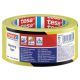 Jelölőszalag, 50 mm x 33 m, TESA Professional fekete/sárga (TE60760FS)