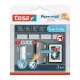 Akasztó, öntapadó, M méret, TESA Powerstrips CLICK (TE77721)