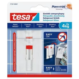   Akasztószög, öntapadó, állítható, TESA Powerstrips&reg;, sima felületre (TE77767)