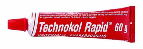 Ragasztó, folyékony, 60 g, TECHNOKOL Rapid, piros (TEC02)