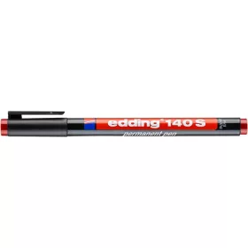   Alkoholos marker, OHP, 0,3 mm, EDDING 140 S, piros (TED14021)