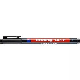   Alkoholos marker, OHP, 0,6 mm, EDDING 141 F, fekete (TED14111)